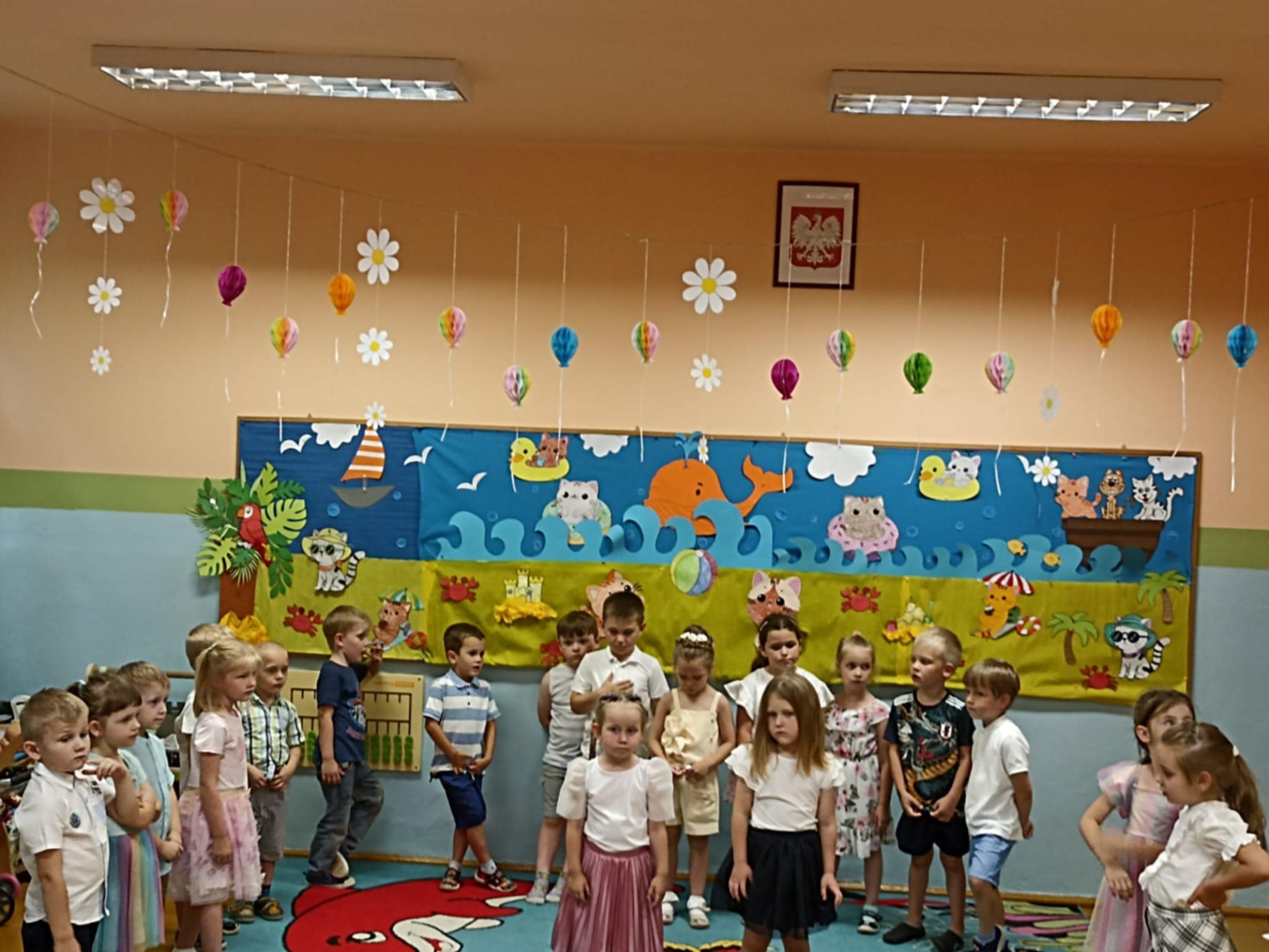 Występ dzieci z grupy Kotki